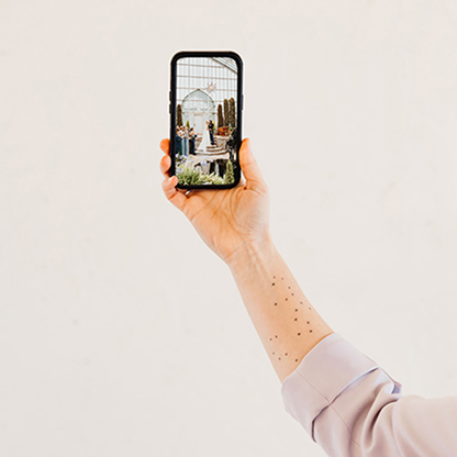 Wedding Content Creation - Phone capturing wedding moments